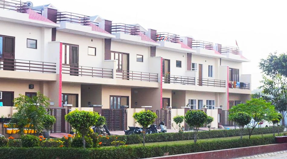 Row of villas