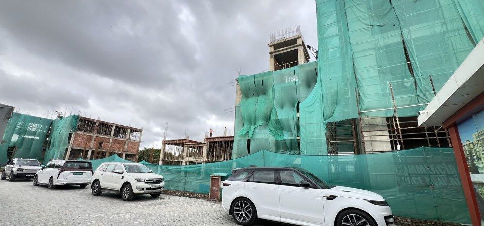 Phase 1 structure under construction